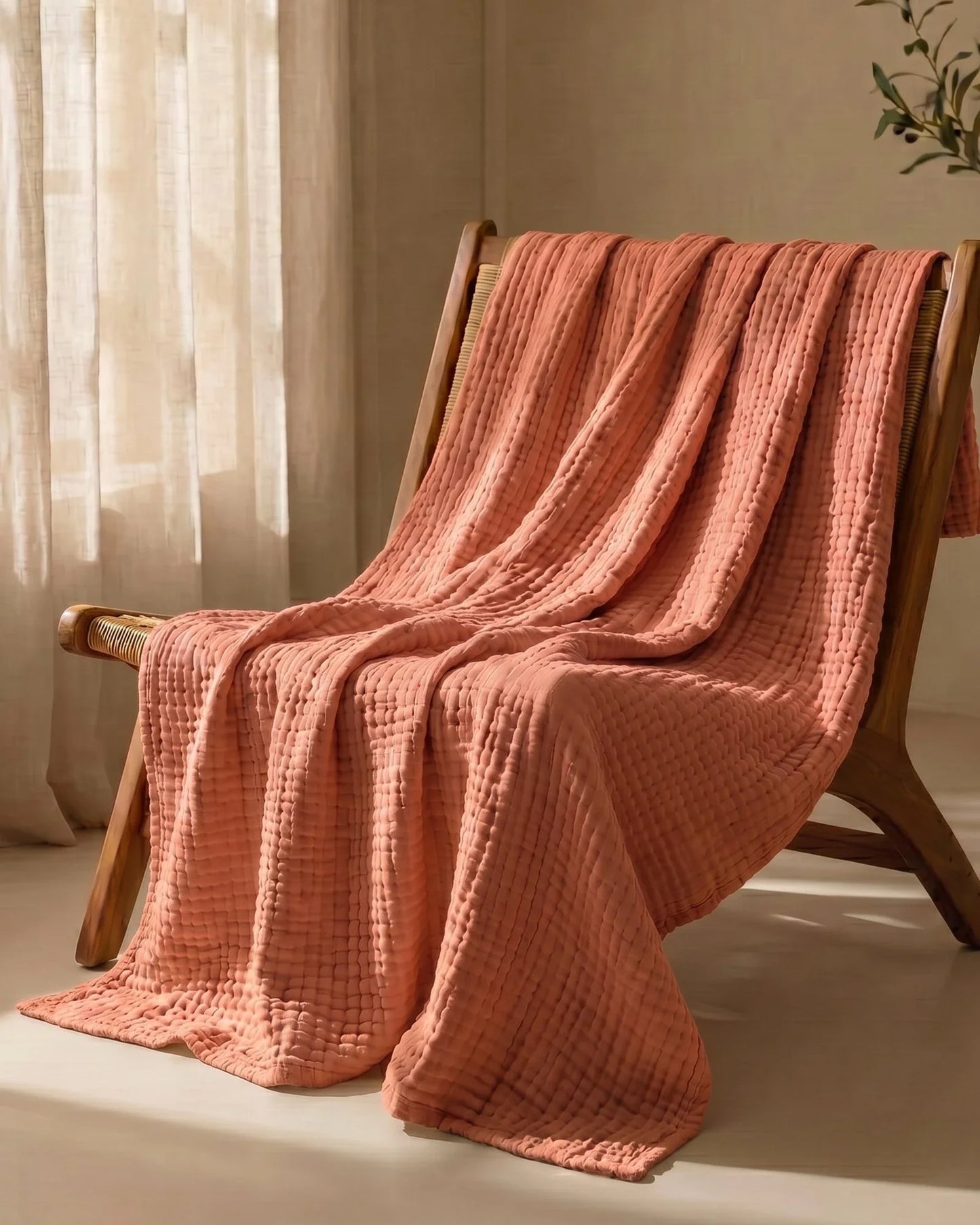 The Cloud Cotton Blanket — 100% Muslin Cotton