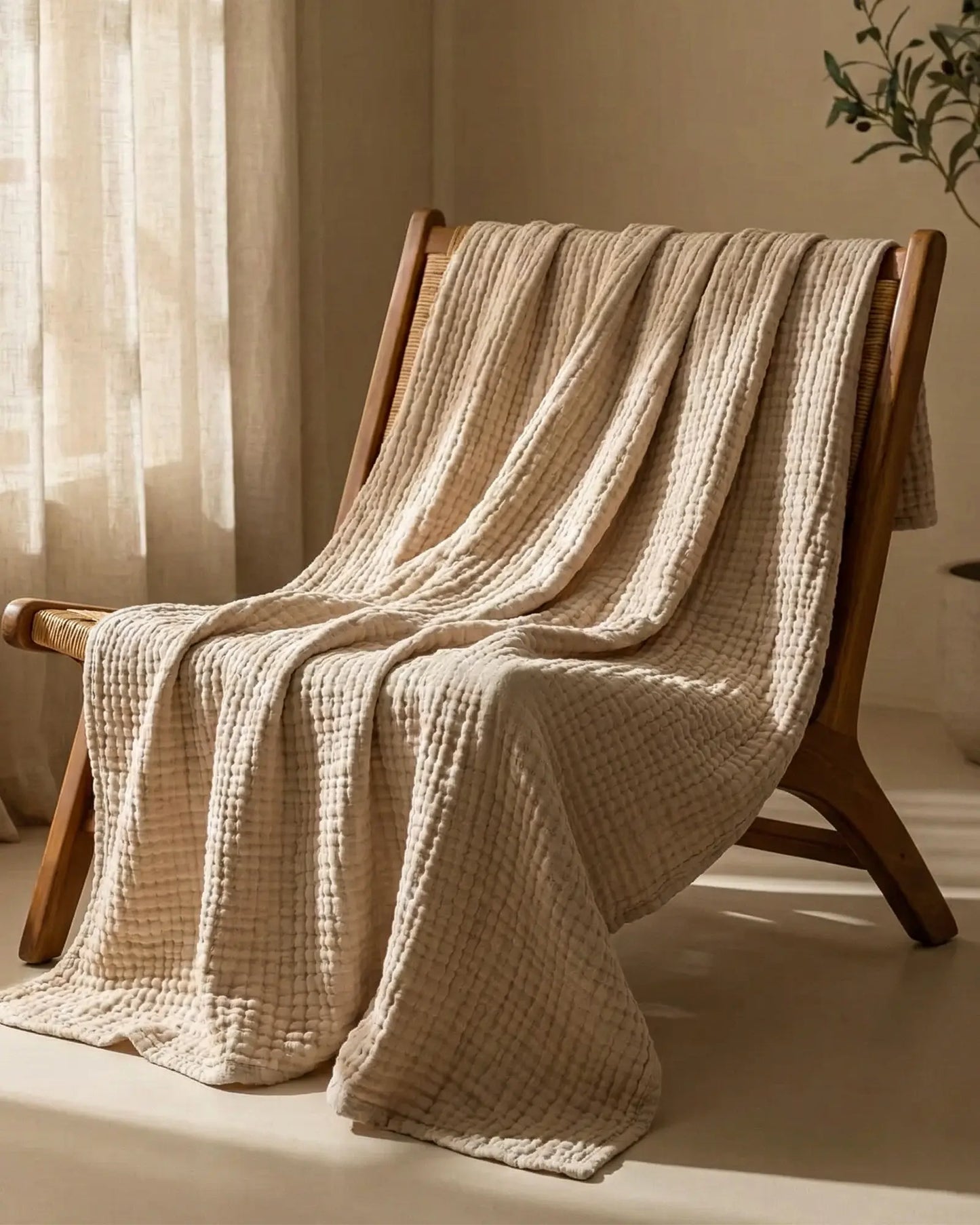 The Cloud Cotton Blanket — 100% Muslin Cotton