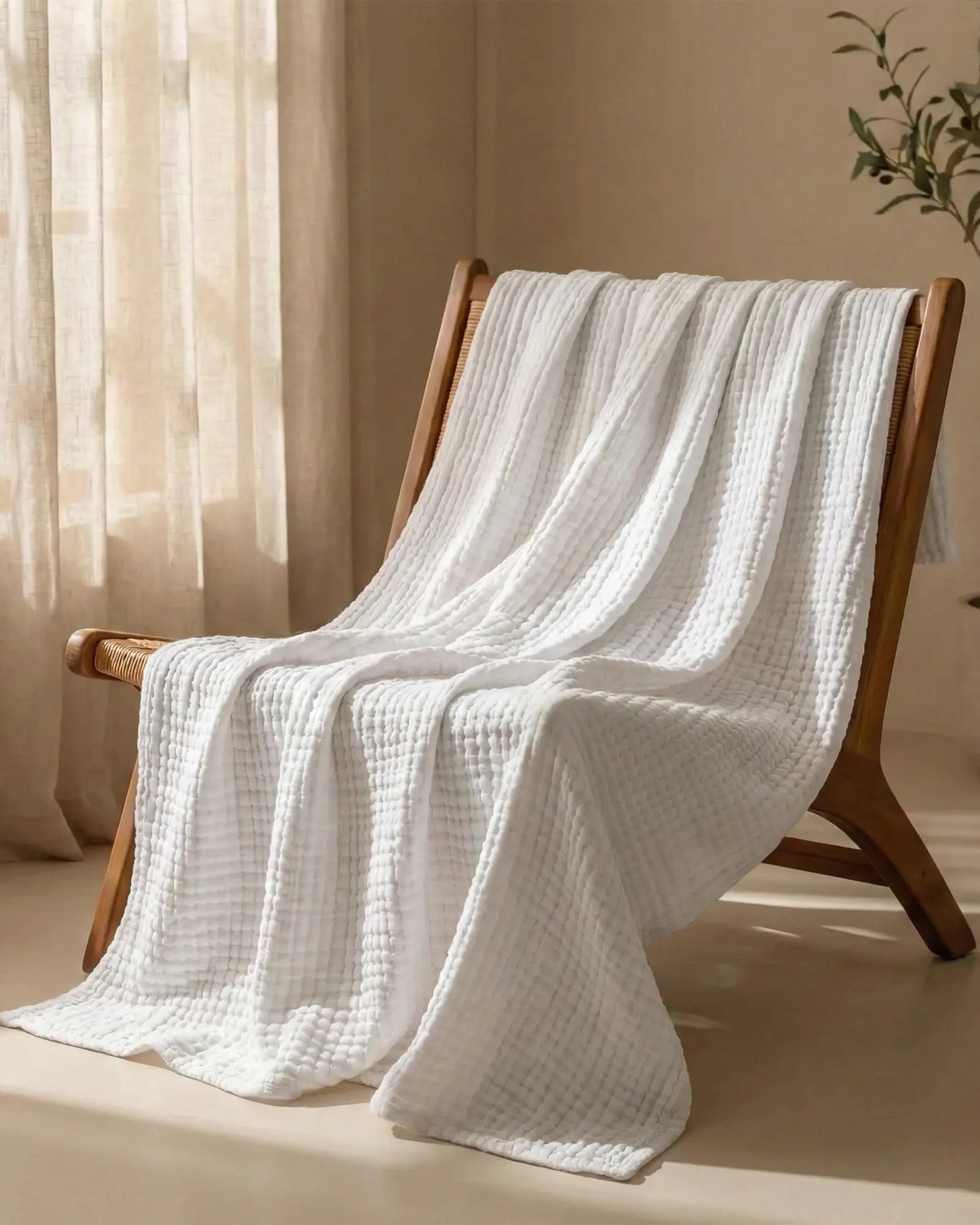 The Cloud Cotton Blanket — 100% Muslin Cotton